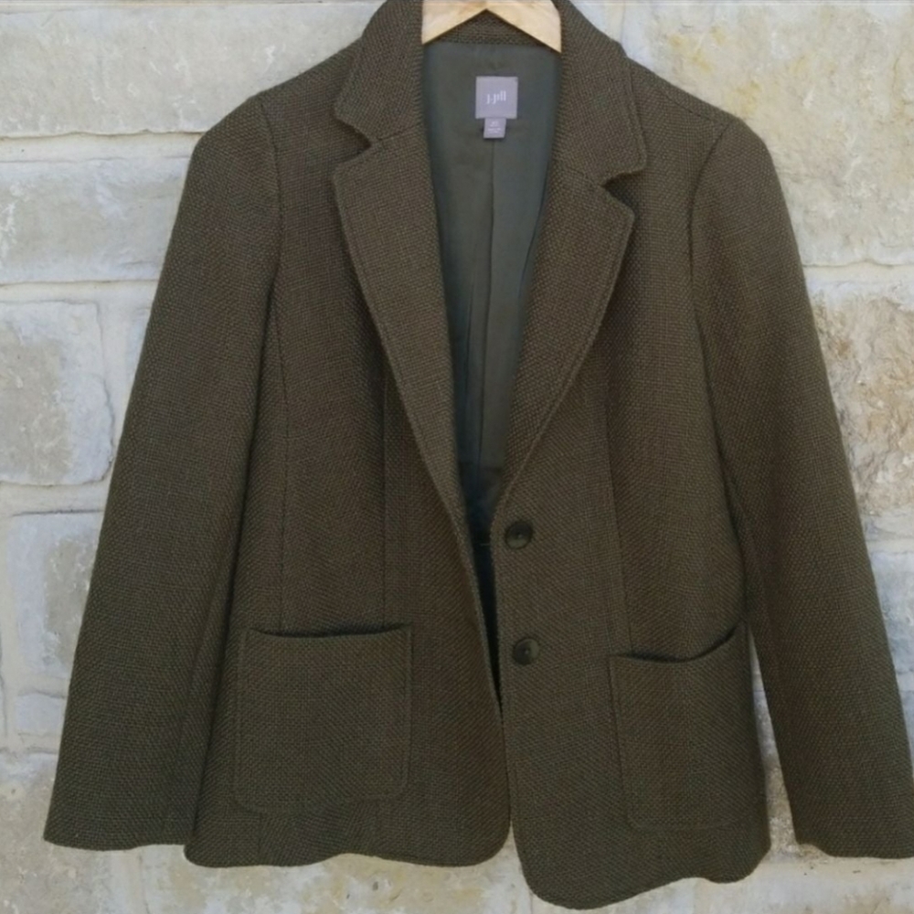 J.Jill Dark Green Blazer